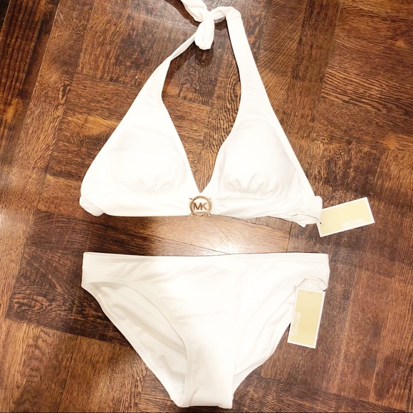 MICHAEL Michael Kors Other - NWT Michael Kors Medium White Bikini